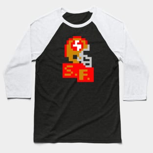 San Francisco Football 8bit Baseball T-Shirt